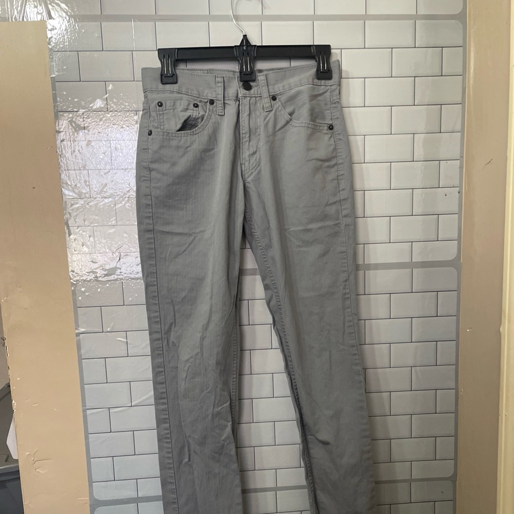 Levi's 511 Slim‎ Fit Stretch Jeans, Gray Wash Size W 28-L 32